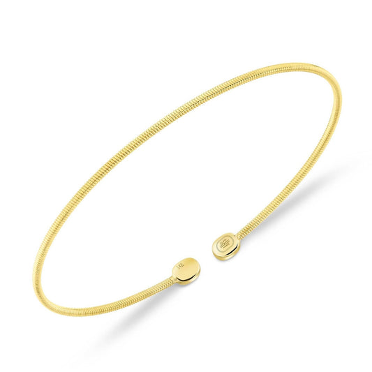 14kY 1.5mm Bangle Bracelet B22001133GOZS