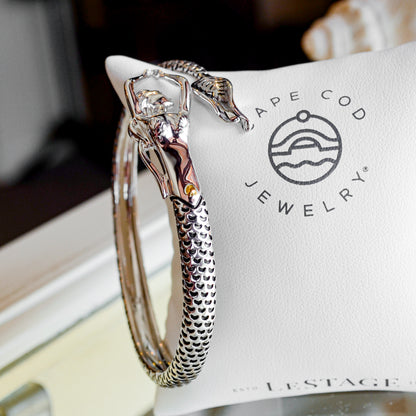 SS Mermaid Bypass Bracelet NB3020-70