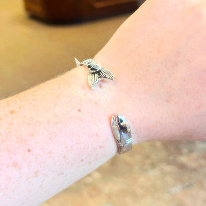 SS/Vermeil Eye Fish Cuff NB34025-70