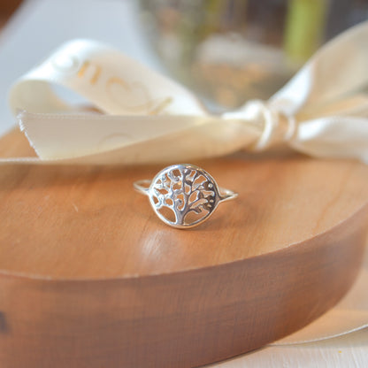 SS Polished Tree Ring QR6585-6