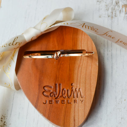 14k YG Petite Love Knot Bracelet BR68122-LM