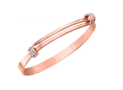 14kR .25cttw Sparkle Wrap Bracelet BR16222D-LM