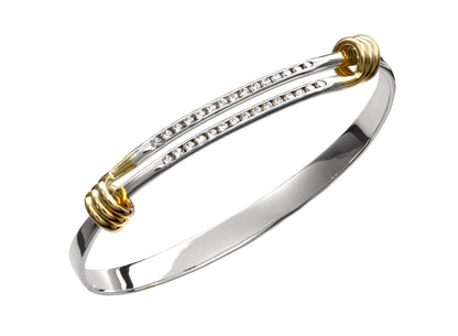 SS/YG .60ct Diamond Signature Bracelet BR16642D-LM