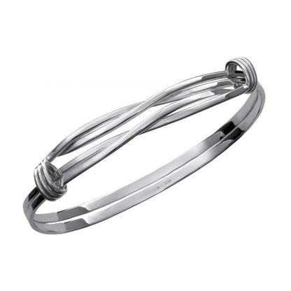 SS Signature Twist Bracelet BR26812-LM