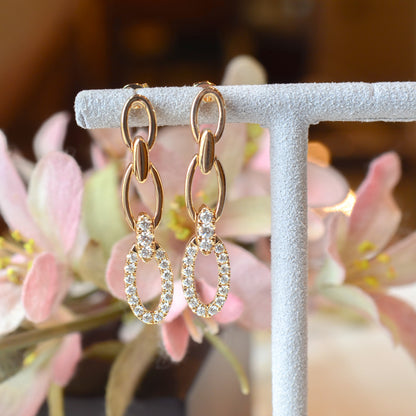 14kY .50cttw Diamond Link Earring SC55021236V2