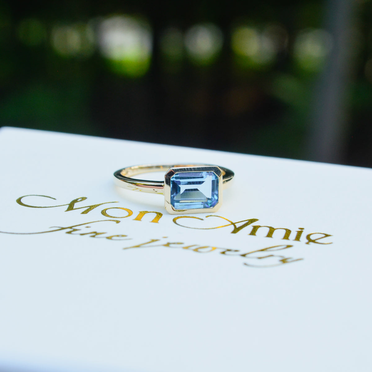 14kY 1.88ct Blue Topaz Ring SC36214764