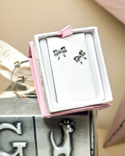 SS Bow Knot Earring ES226