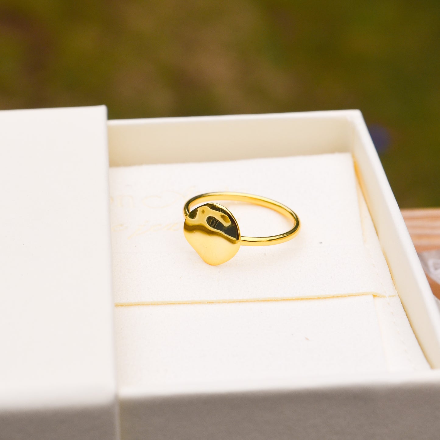 18k Vermeil AQUA Ring A120-6444 - 7.75
