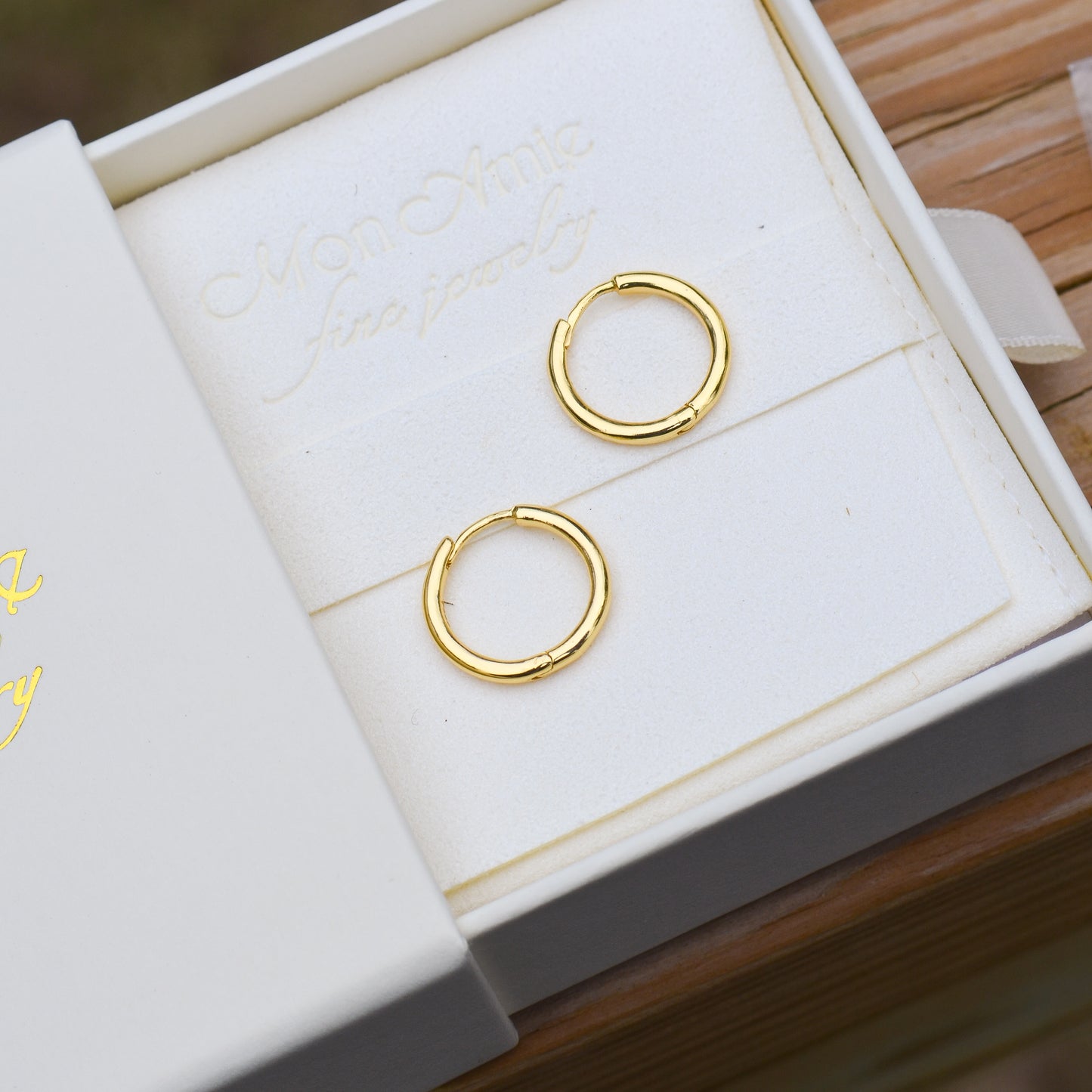 18k Gold Plated Hoops PE129-15/O