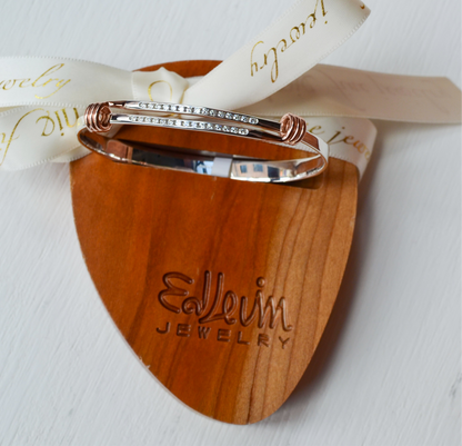 SS/RG .60ct Diamond Signature Bracelet BR16642RD-LM