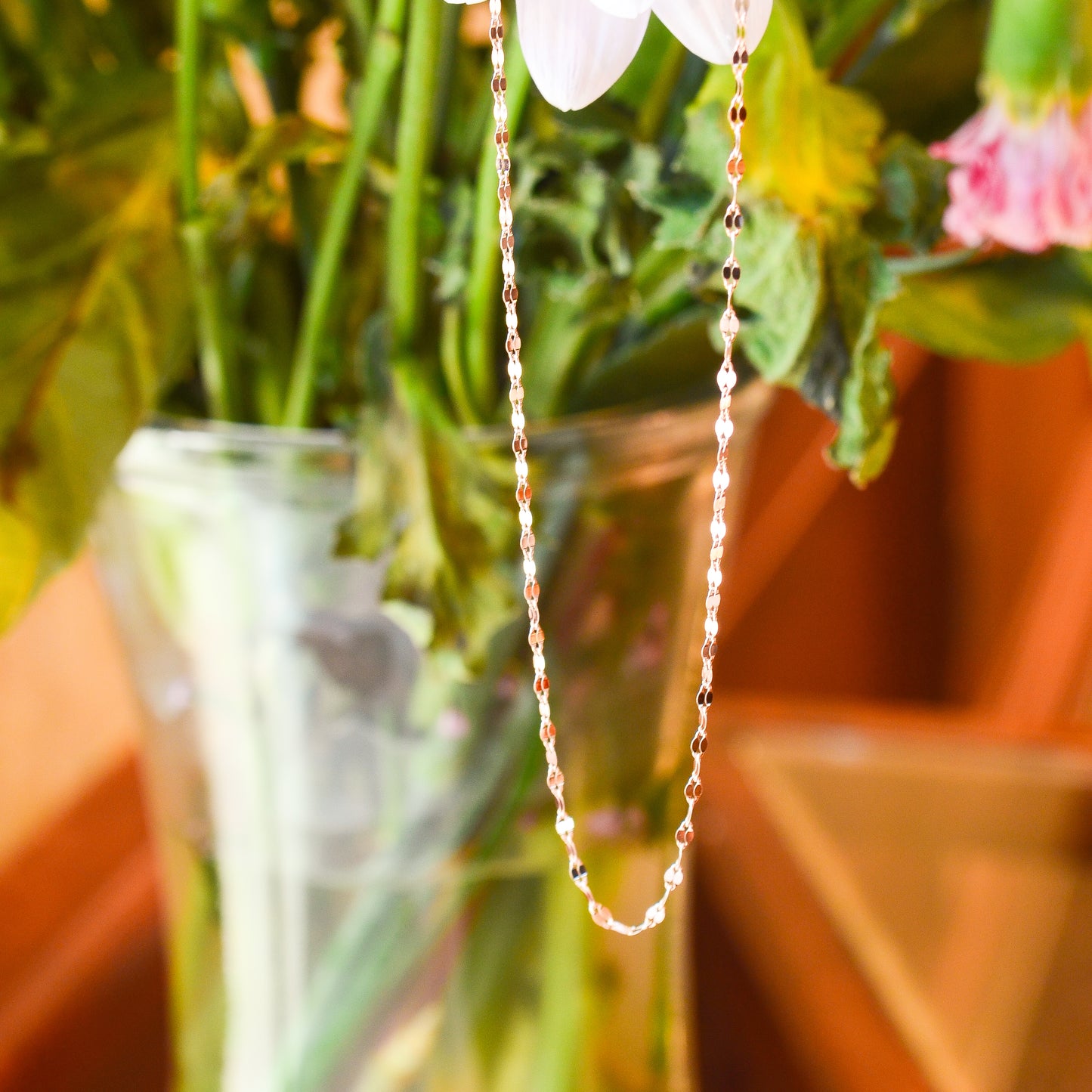 14kR Sparkle Chain Necklace SC55026314GO