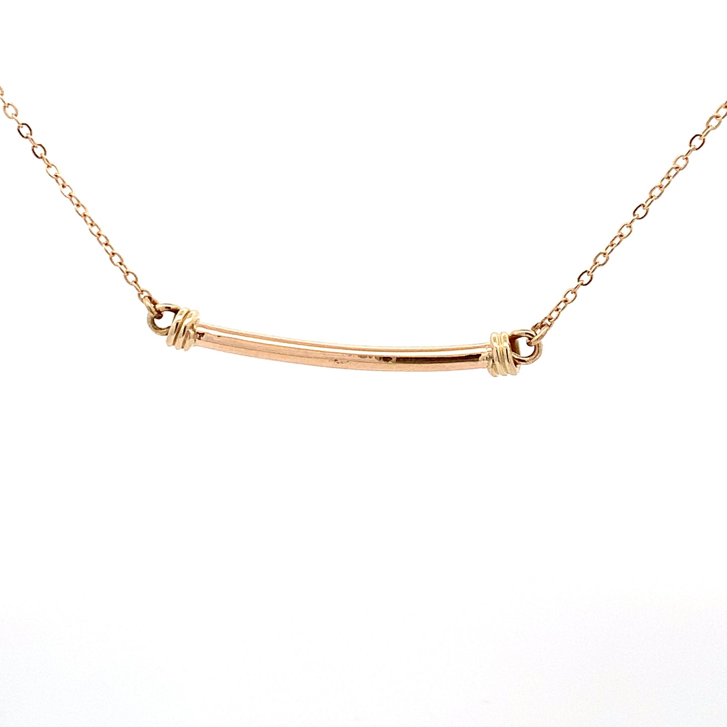 14kY .30cttw Blue Sapphire Signature Necklace NE16622D-18"