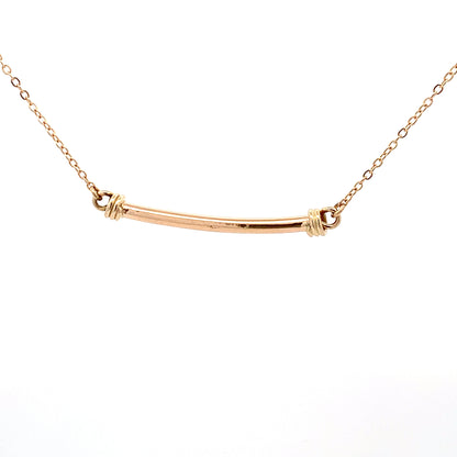 14kY .30cttw Blue Sapphire Signature Necklace NE16622D-18"