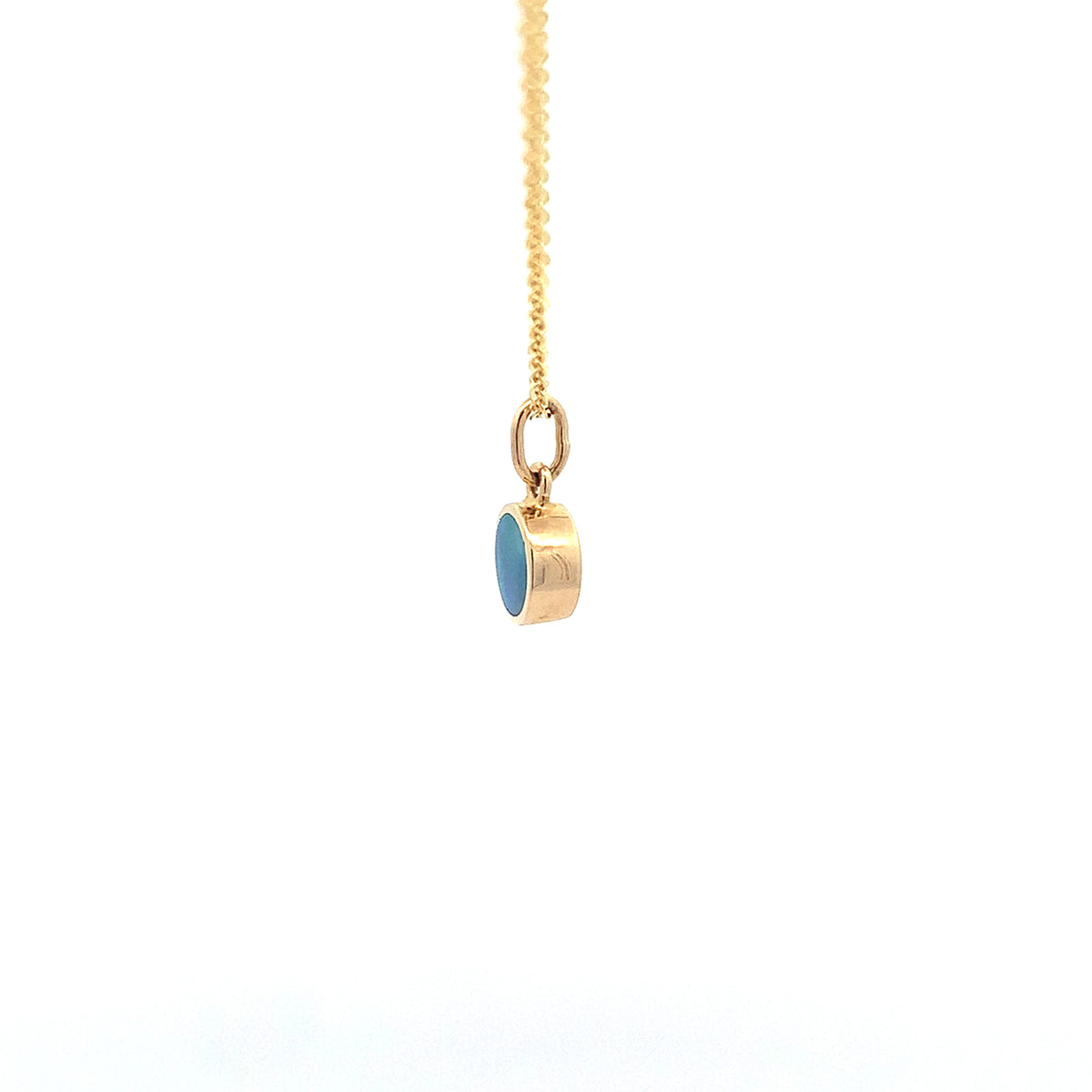 14kY .35ct Opal Necklace TXNXX0042DNOP