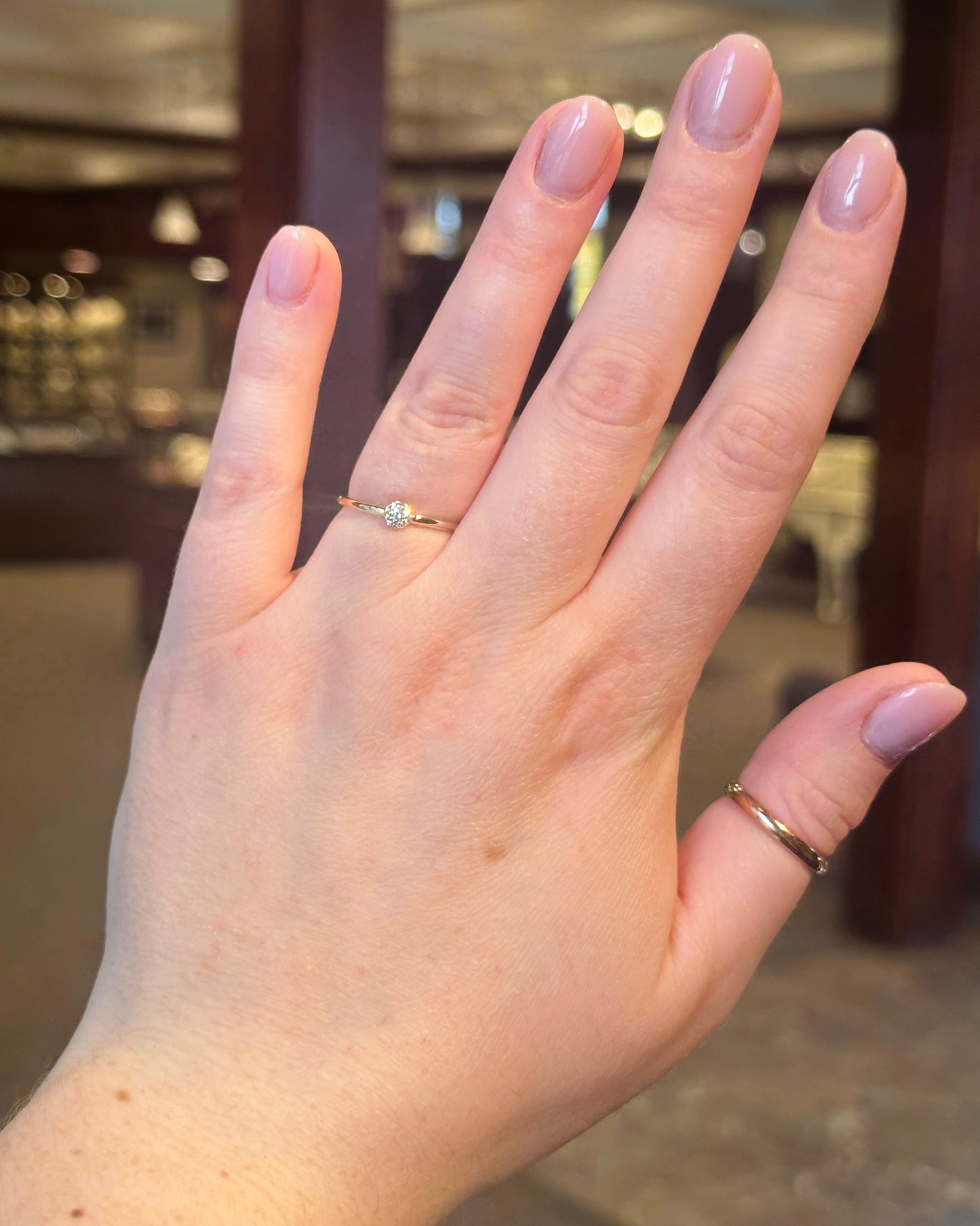 14kY .07cttw Diamond Halo Ring SC55002824-7