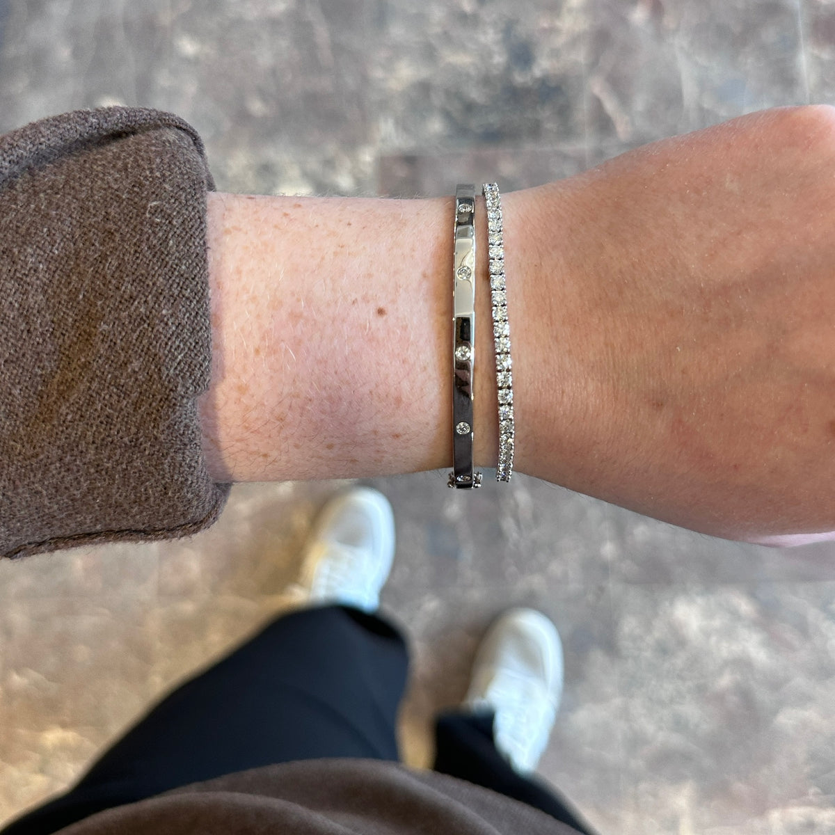 14kW .38cttw Diamond Bangle SC55004066ZM
