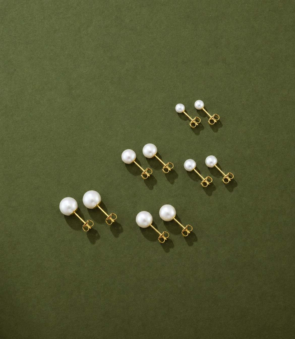 14kY Freshwater Pearl Stud 927524/FW - 4mm
