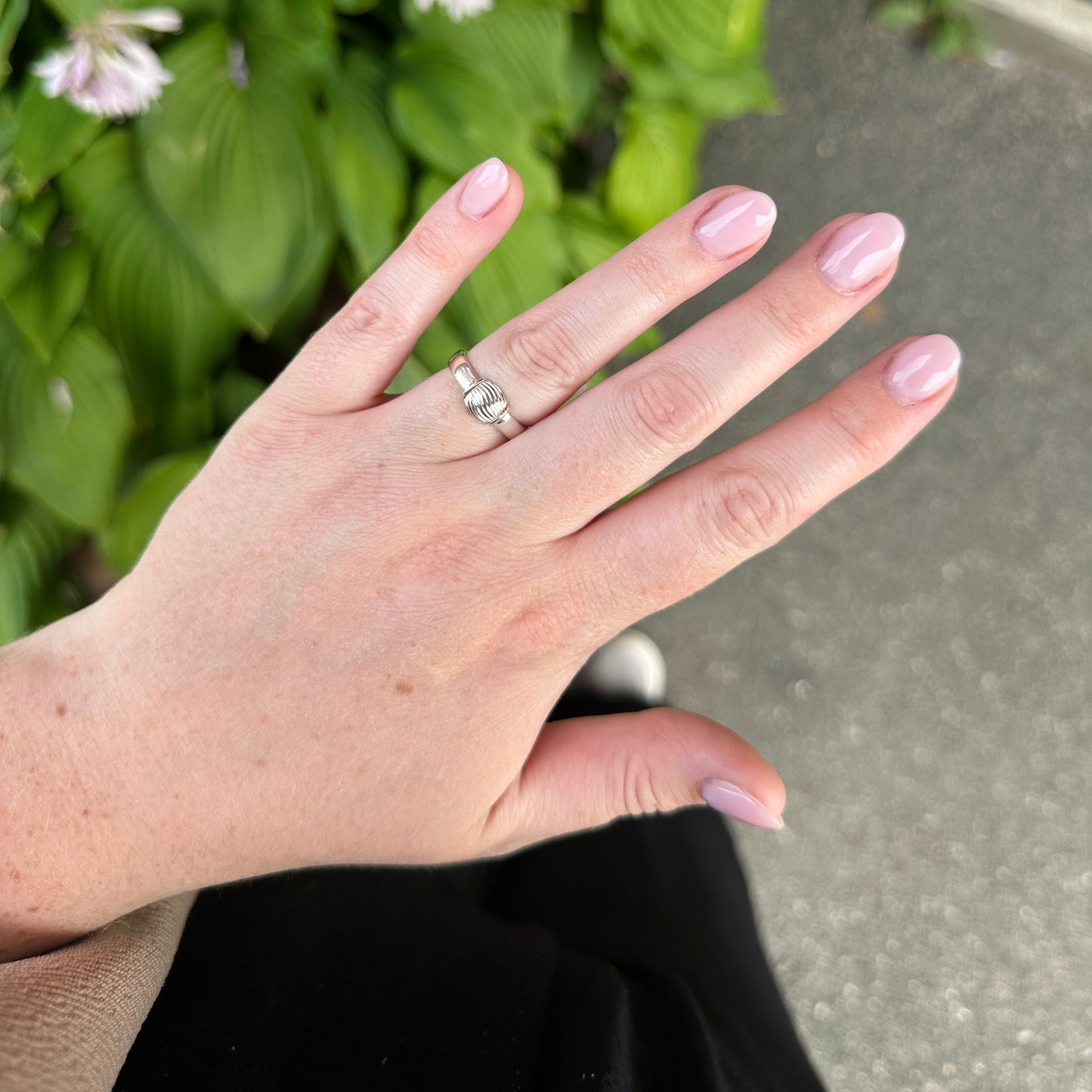 SS Swirl Bead Ring SF5460-6