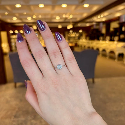 14kW .11cttw Diamond Pavé Ring SC22002594