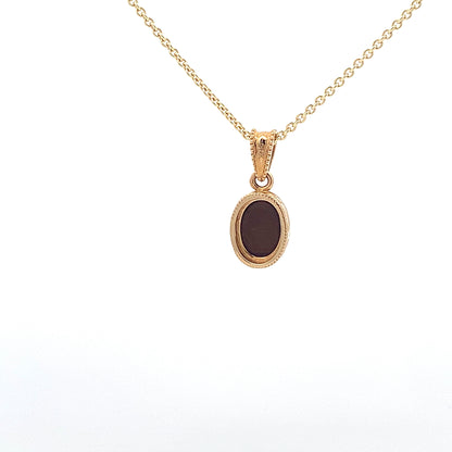 14kY .70ct Opal Pendant TXPXX2779DNOP