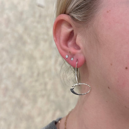 SS Elliptical Elegance Medium Earring EA78612