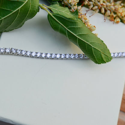 SS CZ Tennis Bracelet AGC18799-07