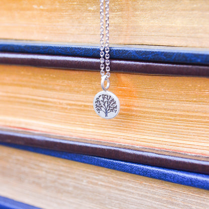 SS Mini Family Tree Pendant - 9mm