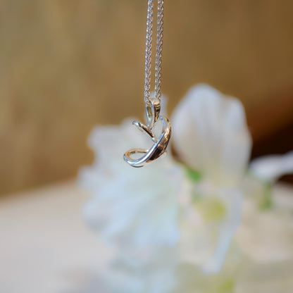 SS Secret Heart Necklace PE69212-18