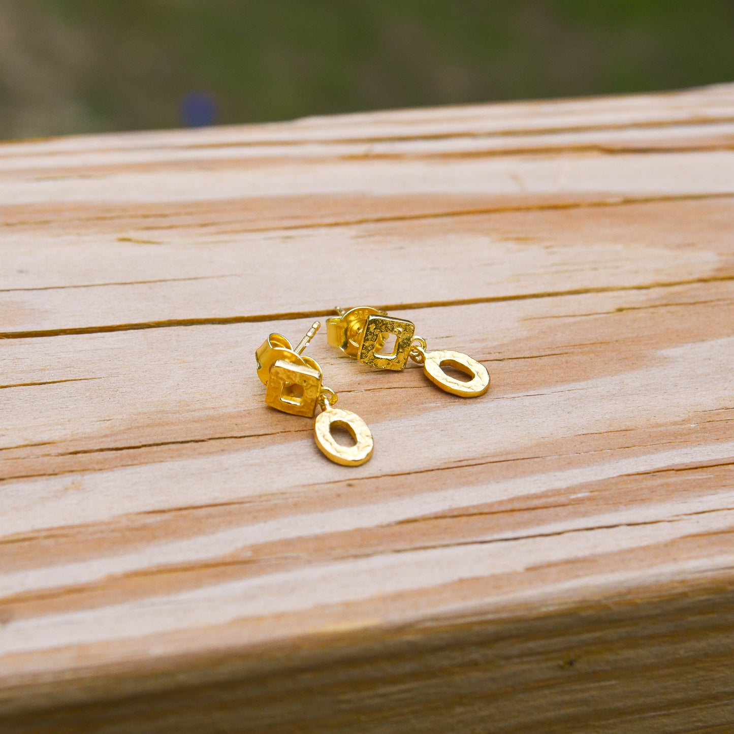 18k Vermeil Geometric Earring PE129-81/O