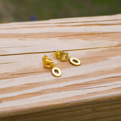 18k Vermeil Geometric Earring PE129-81/O