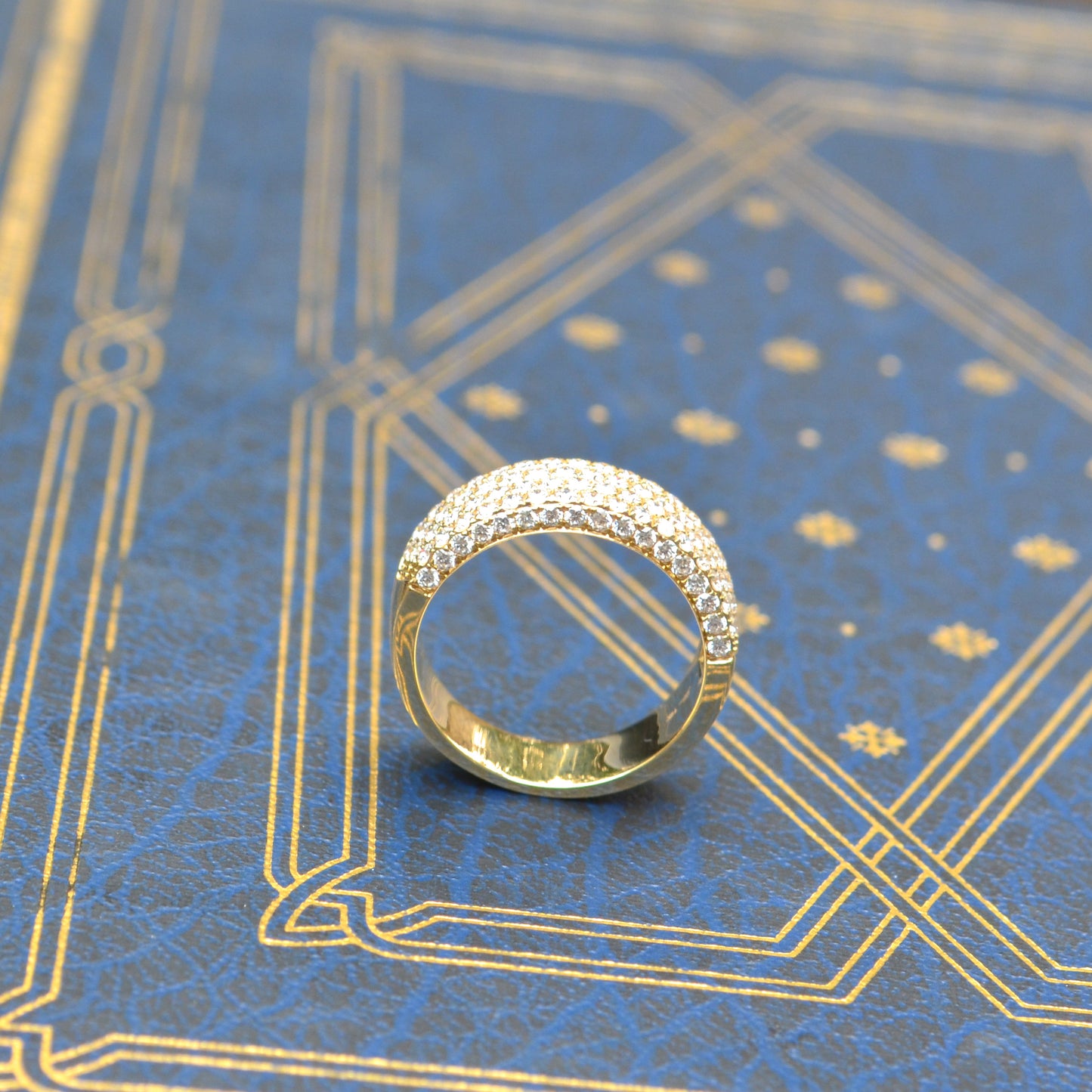 14kY 1.32cttw Diamond Flat Pave Ring SC28023447 - 7
