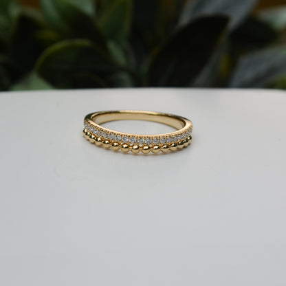14kY .18cttw Diamond & Beaded Band SC22005647 - 7