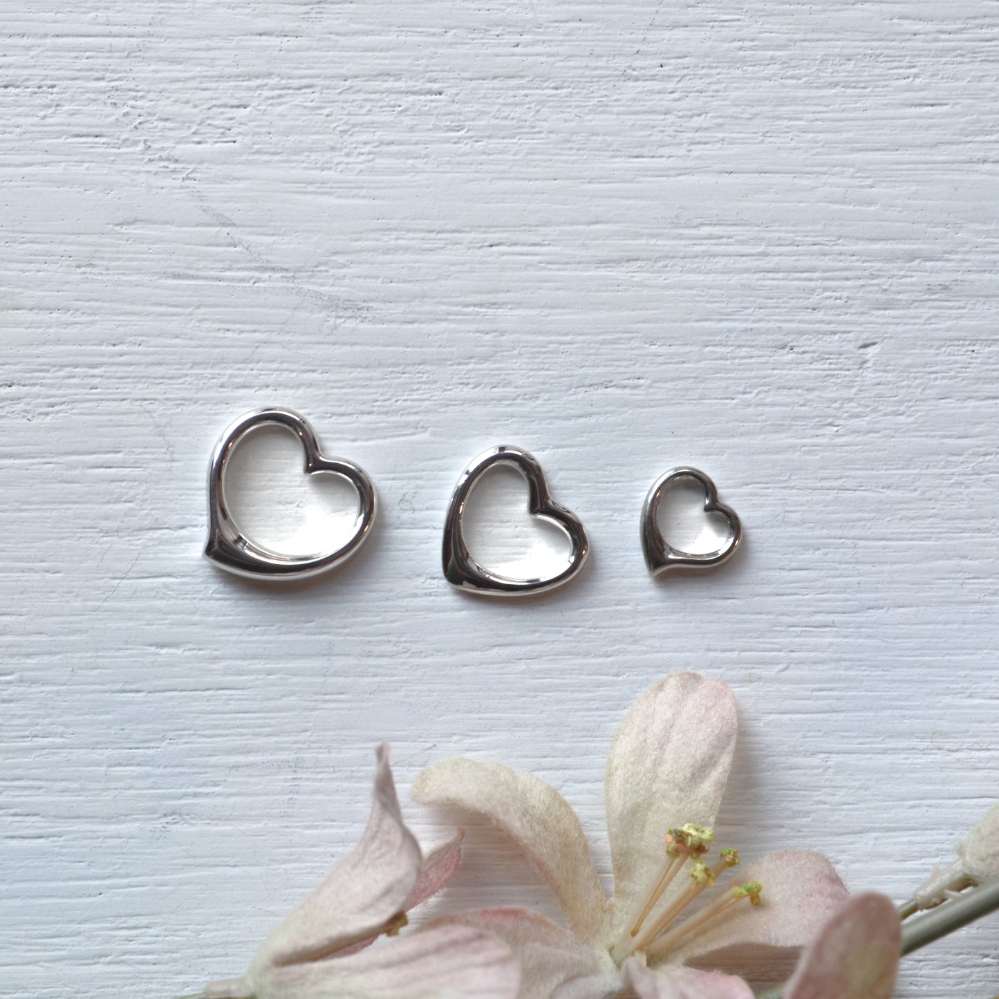 SS 14mm Heart Necklace SNF78TL