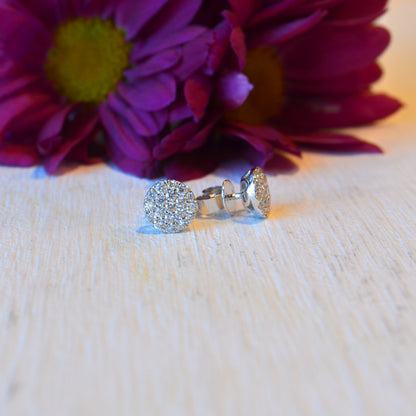 14kW .48cttw Round Diamond Pave Stud SC22004733