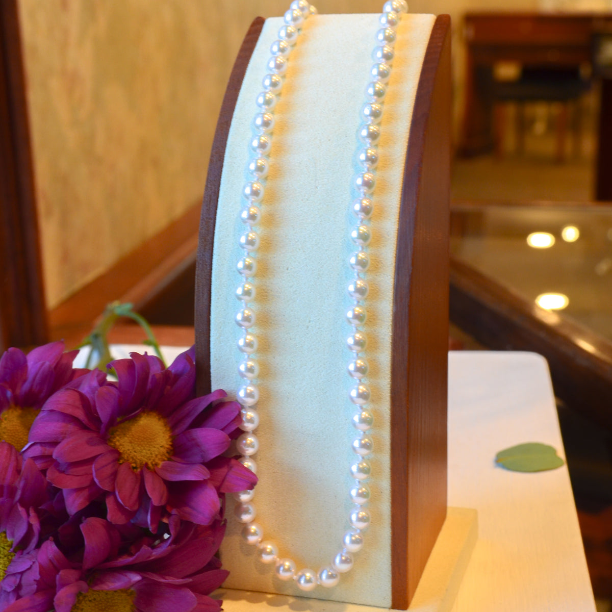 14kY 6-6.5mm "A" Akoya Pearl Necklace 60CA/18