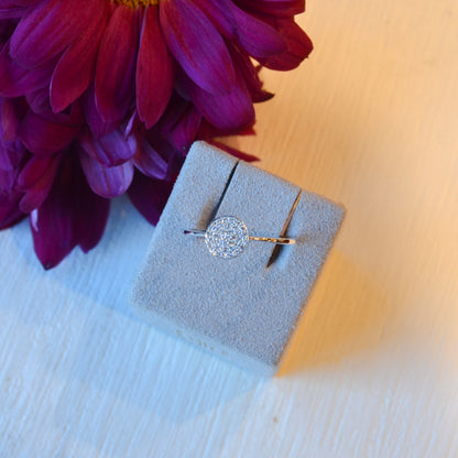 14kW .11cttw Diamond Pavé Ring SC22002594