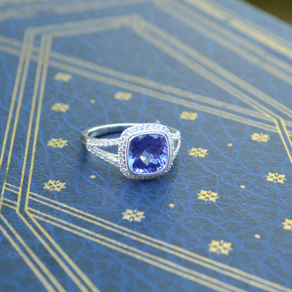 14kW 2.36ct Tanzanite .33cttw Diamond Ring TR196874CTN - 6.5