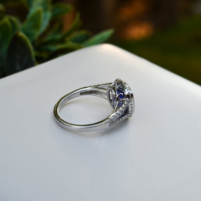 14kW 2.36ct Tanzanite .33cttw Diamond Ring TR196874CTN - 6.5