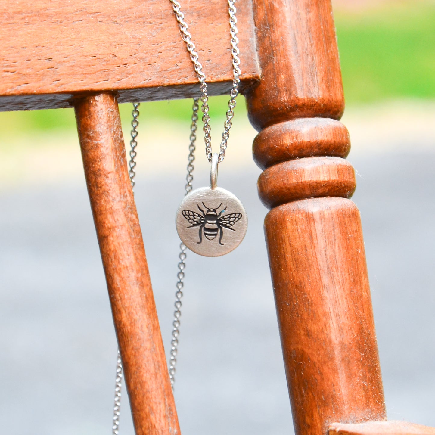 SS 13mm Bee Pendant