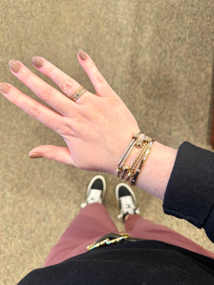 SS/RG .60ct Diamond Signature Bracelet BR16642RD-LM