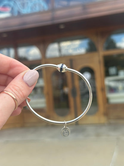 SS Sapphire Bead Bracelet SB5472-70