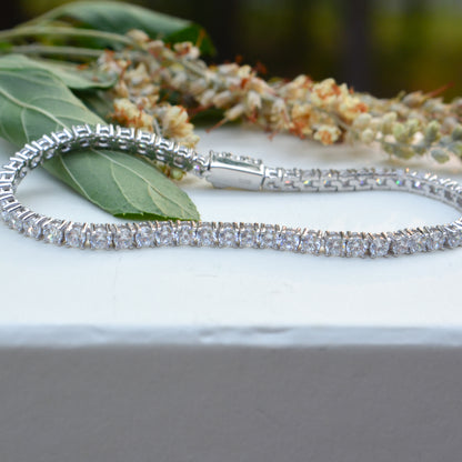 SS CZ Tennis Bracelet AGC18799-07