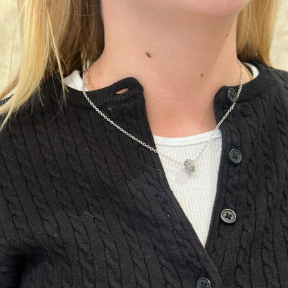 SS Twisted Love Knot Pendant 65/141