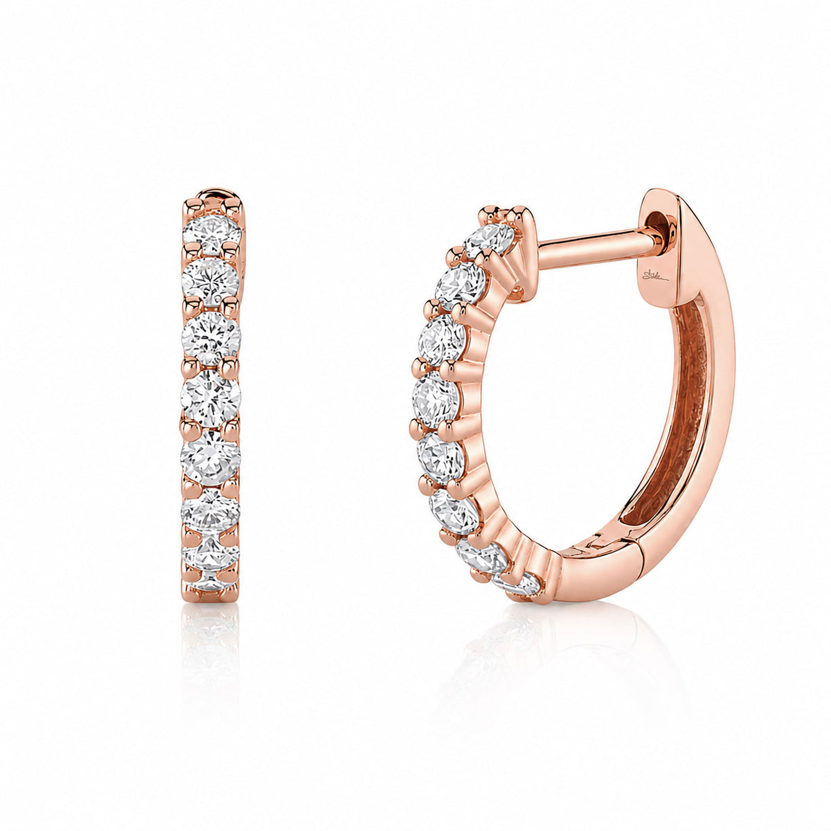 14kR .34cttw Diamond Hoop CU55002269