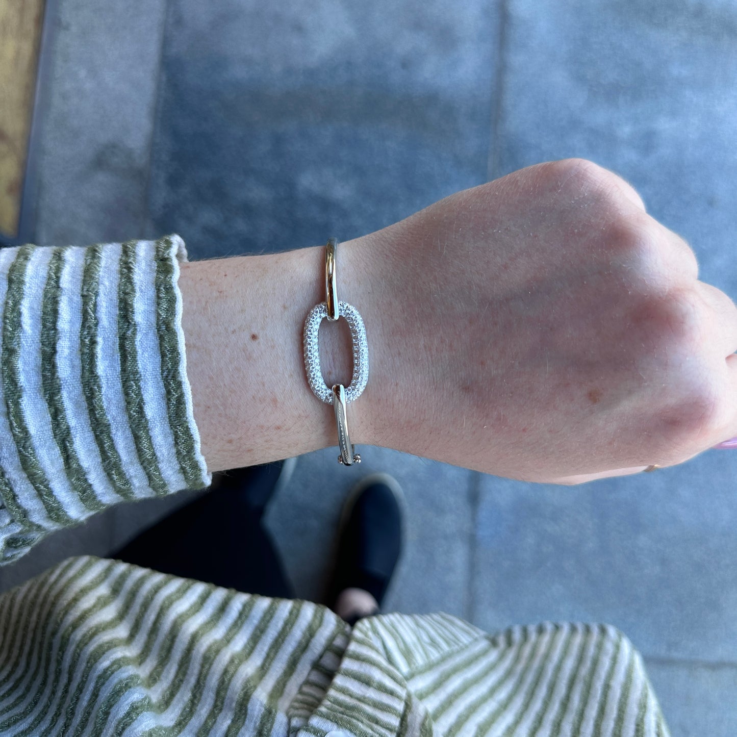 14kW 1.40cttw Diamond Pavé Bracelet SC55025898ZM