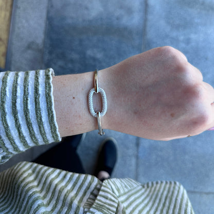 14kW 1.40cttw Diamond Pavé Bracelet SC55025898ZM