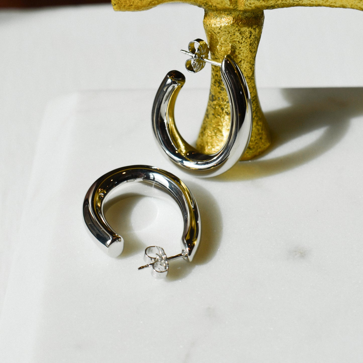 SS "J" Tapered Half Hoop 4225-SS