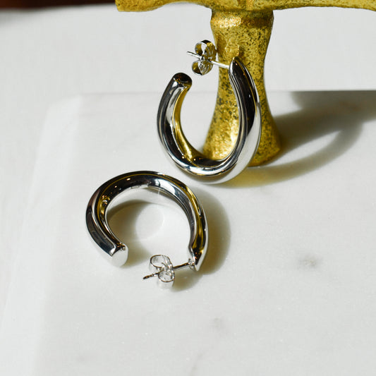 SS "J" Tapered Half Hoop 4225-SS