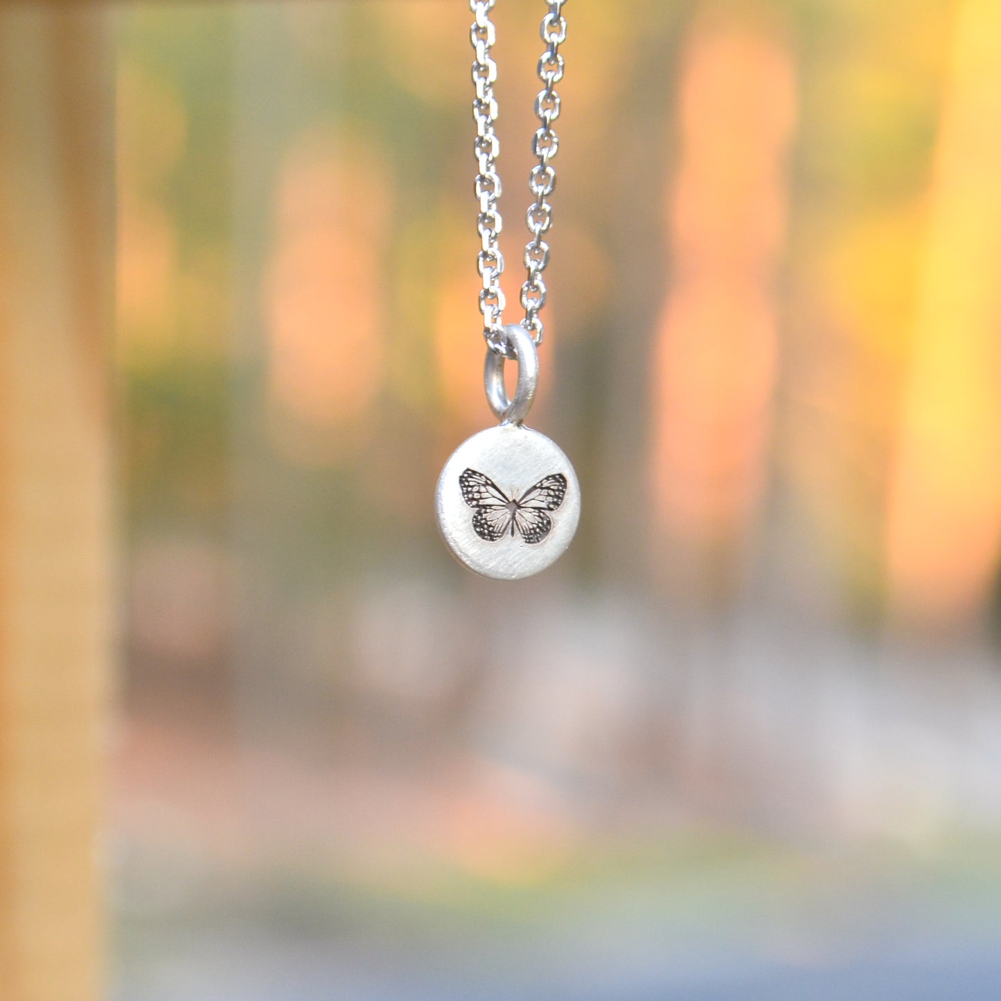 SS Butterfly Pendant - 8mm
