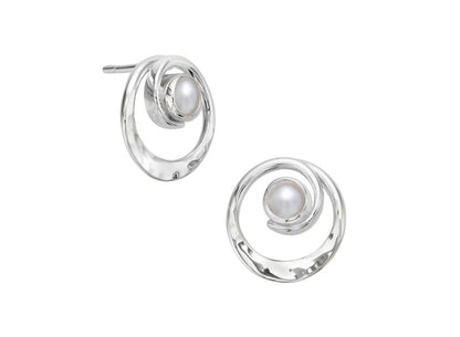 SS Posy w/Pearl Earring EA15512P